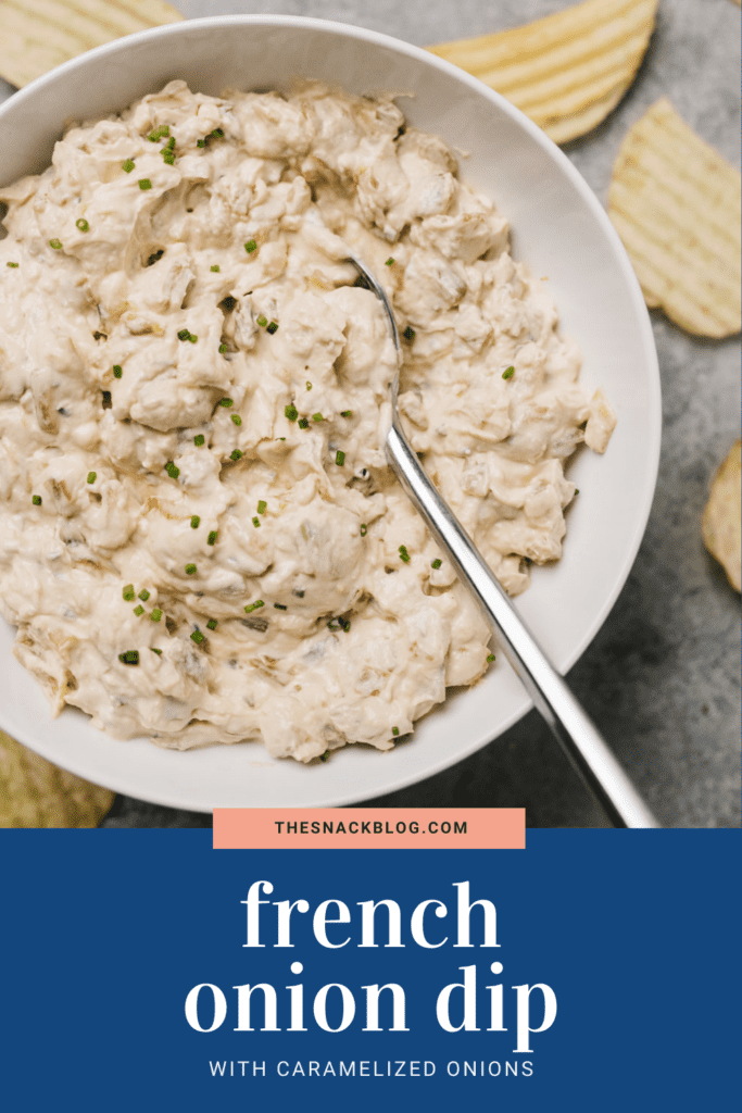 Homemade French Onion Dip - The Snack Blog